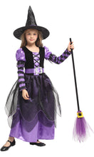 Load image into Gallery viewer, Narecte Halloween Costumes for Girls Halloween Costumes,Witch Costume for Girls Witch Costume,Kids Witch Costume