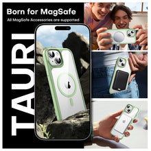 Load image into Gallery viewer, TAURI 5 in 1 for iPhone 16 Pro Max Case, Compatible with MagSafe [Not-Yellowing] with 2X Screen Protector + 2X Camera Lens Protector, Military-Grade Protection, Magnetic Case for 16 ProMax 6.9&quot;, Clear