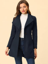 Load image into Gallery viewer, Women&#39;s Classic Stand Collar Long Sleeve Winter Belted Long Coat