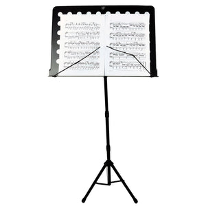 RockJam Adjustable Orchestral Sheet Music Stand For Music Students and Music Academies