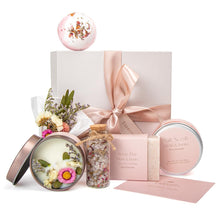 Load image into Gallery viewer, Orchid &amp; Jasmine Spa Gift Set for Women – Luxurious Spa Gift Baskets for Her