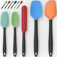 Load image into Gallery viewer, Silicone Spatula Set of 5,High Temperature Resistant, Food Grade Silicone, Dishwasher Safe, for Baking cooking (Colorful)