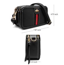 Load image into Gallery viewer, Beatfull Designer Bee Crossbody Purse for Women PU Leather Shoulder Handbag Camera Clucth