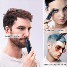 Load image into Gallery viewer, ONEDONE Nose Hair Trimmer, Father&#39;s Day Gifts 3 in 1 USB Rechargeable Ear Nose Hair Trimmer for Men,Dual-Edge Blades Painless Electric Nose Ear Trimmer Eyebrow Clipper