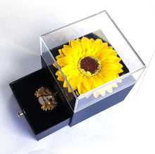 Load image into Gallery viewer, Artificial Sunflower Gifts, You are My Sunshine Necklace with Gift Box