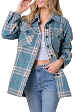 Load image into Gallery viewer, AUTOMET Womens Fall Outfits Fashion Clothes Shackets Flannel Plaid Button Down Long Sleeve Shirts Jackets 2024