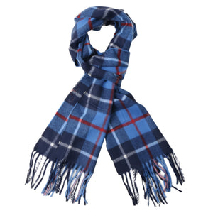 Herringbone Houndstooth Checked Pattern Cashmere Feel Classic Soft Luxurious Unisex Winter Scarf