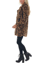 Load image into Gallery viewer, Omoone Women&#39;s Faux Fur Jackets Autumn Winter Leopard Coats Loose Fur Coat with Pockets