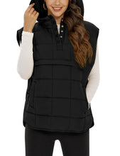 Load image into Gallery viewer, Flygo Women Quilted Pullover Puffer Vest Jacket Oversized Lightweight Sleeveless Down Vests Outerwear