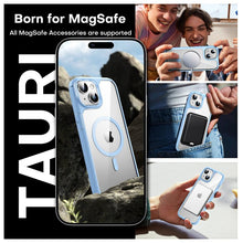 Load image into Gallery viewer, TAURI 5 in 1 for iPhone 16 Pro Max Case, Compatible with MagSafe [Not-Yellowing] with 2X Screen Protector + 2X Camera Lens Protector, Military-Grade Protection, Magnetic Case for 16 ProMax 6.9&quot;, Clear