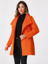 Load image into Gallery viewer, Women&#39;s Classic Stand Collar Long Sleeve Winter Belted Long Coat