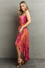 Load image into Gallery viewer, Ninexis In The Mix Sleeveless High Low Tie Dye Dress- SALE!