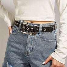 Load image into Gallery viewer, Punk Shiny Sequin Glitter Belt Trendy Eyelet Hollow Out Hip Hop Belt Unisex Jeans Pants Belt #3