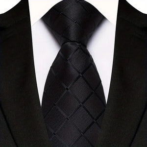 Elegant Chic Men's Plaid Tie - Durable, Versatile & Perfect Gift for Business or Parties