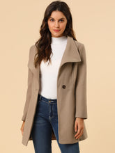 Load image into Gallery viewer, Women&#39;s Classic Stand Collar Long Sleeve Winter Belted Long Coat