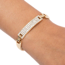 Load image into Gallery viewer, Elegant Barzel 18K Gold Plated Crystal ID Bracelet For Women in 3 Colors