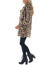 Load image into Gallery viewer, Omoone Women&#39;s Faux Fur Jackets Autumn Winter Leopard Coats Loose Fur Coat with Pockets