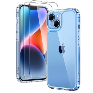 TAURI 5 in 1 for iPhone 16 Pro Max Case, Compatible with MagSafe [Not-Yellowing] with 2X Screen Protector + 2X Camera Lens Protector, Military-Grade Protection, Magnetic Case for 16 ProMax 6.9", Clear