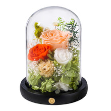 Load image into Gallery viewer, Valentine&#39;s Day Gifts for Her, Preserved Real Flowers Eternal Rose in Glass Dome, Forever Flowers for Delivery