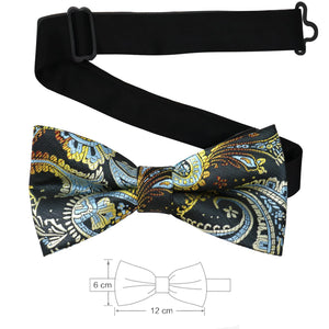 Men's Bow Tie Sets, Mens Ties Set/Bowties Set with Pocket Square and Cufflinks for Wedding Party Business