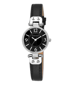 Anne Klein Women's Leather Strap Watch