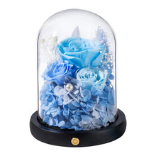 Load image into Gallery viewer, Valentine&#39;s Day Gifts for Her, Preserved Real Flowers Eternal Rose in Glass Dome, Forever Flowers for Delivery