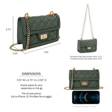 Load image into Gallery viewer, SG SUGU Small Quilted Crossbody Bag, Trendy Designer Mini Shoulder Bag, Phone Wallet Purse for Women