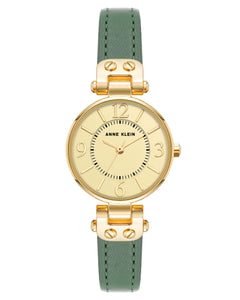 Anne Klein Women's Leather Strap Watch