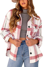 Load image into Gallery viewer, AUTOMET Womens Fall Outfits Fashion Clothes Shackets Flannel Plaid Button Down Long Sleeve Shirts Jackets 2024