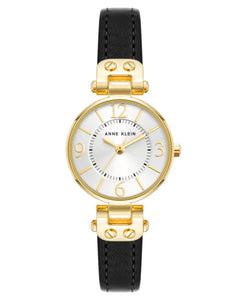 Anne Klein Women's Leather Strap Watch