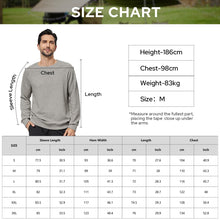 Load image into Gallery viewer, Men&#39;s Crewneck Sweatshirt Soild Texture Casual Knitted Pullover Sweater Soft Warm Lightweight Long Sleeve Shirt