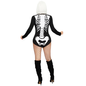 Spooktacular Creations Women Skeleton Costume, Scary Halloween Costumes Woman, Skeleton Bodysuit for Women