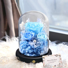 Load image into Gallery viewer, Valentine&#39;s Day Gifts for Her, Preserved Real Flowers Eternal Rose in Glass Dome, Forever Flowers for Delivery