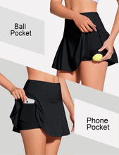 Load image into Gallery viewer, ZUTY 13.5&quot; High Waisted Tennis Skirt for Women Pleated Golf Skorts Skirts 4 Pockets Running Casual Athletic Workout