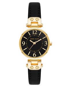 Anne Klein Women's Leather Strap Watch