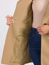 Load image into Gallery viewer, Women&#39;s Classic Stand Collar Long Sleeve Winter Belted Long Coat