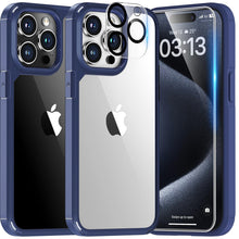 Load image into Gallery viewer, TAURI 5 in 1 for iPhone 16 Pro Max Case, Compatible with MagSafe [Not-Yellowing] with 2X Screen Protector + 2X Camera Lens Protector, Military-Grade Protection, Magnetic Case for 16 ProMax 6.9&quot;, Clear