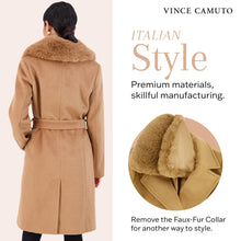 Load image into Gallery viewer, Vince Camuto Double-Breasted Wool Blend Womens Jacket, Winter Coats for Women