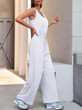 Load image into Gallery viewer, Women&#39;s Casual Wide Leg Jumpsuits Summer Sleeveless Loose Fit Jumper in 4 Colors