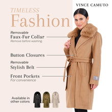 Load image into Gallery viewer, Vince Camuto Double-Breasted Wool Blend Womens Jacket, Winter Coats for Women