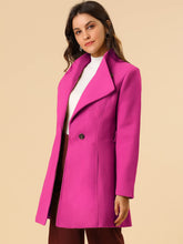 Load image into Gallery viewer, Women&#39;s Classic Stand Collar Long Sleeve Winter Belted Long Coat