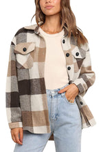 Load image into Gallery viewer, AUTOMET Womens Fall Outfits Fashion Clothes Shackets Flannel Plaid Button Down Long Sleeve Shirts Jackets 2024