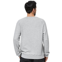 Load image into Gallery viewer, Men&#39;s Crewneck Sweatshirt Soild Texture Casual Knitted Pullover Sweater Soft Warm Lightweight Long Sleeve Shirt