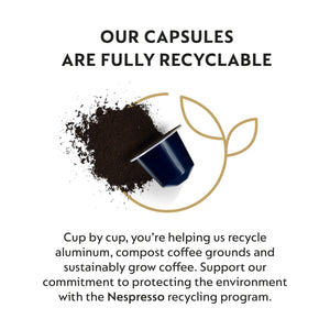 Nespresso Capsules OriginalLine, Variety Pack, Medium & Dark Roast Espresso Coffee, 50 Count Espresso Coffee Pods, Brews 1.35oz