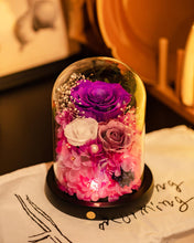 Load image into Gallery viewer, Valentine&#39;s Day Gifts for Her, Preserved Real Flowers Eternal Rose in Glass Dome, Forever Flowers for Delivery