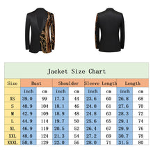 Load image into Gallery viewer, Men Black Sequin Shiny Prom Suit Jacket One Button Slim Fit, Perfect for Musicians, Event Hosts, and Event Managers