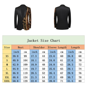 Men Black Sequin Shiny Prom Suit Jacket One Button Slim Fit, Perfect for Musicians, Event Hosts, and Event Managers