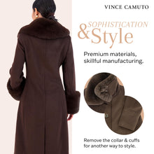 Load image into Gallery viewer, Vince Camuto Winter Coats, Women Single-Breasted Fur Collar Cuffed Womens Jacket