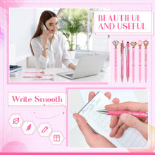 Load image into Gallery viewer, 6 Pcs Fancy Pens for Women, Crystal Diamond Pen for Journaling Pretty Glitter Ballpoint with Box Inspirational Gifts for Women