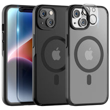 Load image into Gallery viewer, TAURI 5 in 1 for iPhone 16 Pro Max Case, Compatible with MagSafe [Not-Yellowing] with 2X Screen Protector + 2X Camera Lens Protector, Military-Grade Protection, Magnetic Case for 16 ProMax 6.9&quot;, Clear